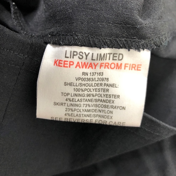 LIPSY VIP UK Blue Sequin Knee Length Dress - Picture 8 of 8